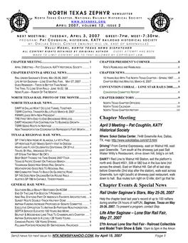Ntx Newsletter 2007-04 Ve5 A