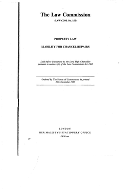 LC.-152-PROPERTY-LAW-LIABILITY-FOR-CHANCEL-REPAIRS.Pdf
