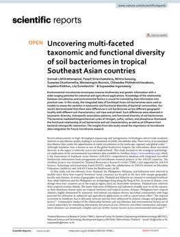 Uncovering Multi-Faceted Taxonomic and Functional Diversity of Soil