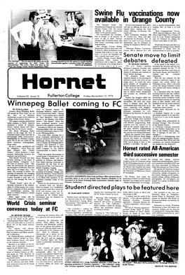 The Hornet, 1923 - 2006 - Link Page Previous Volume 55, Issue 9 Next Volume 55, Issue 11