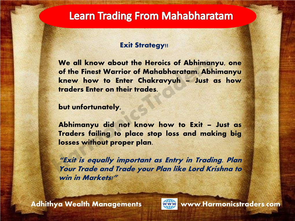 Learn Trading from Mahabharatam