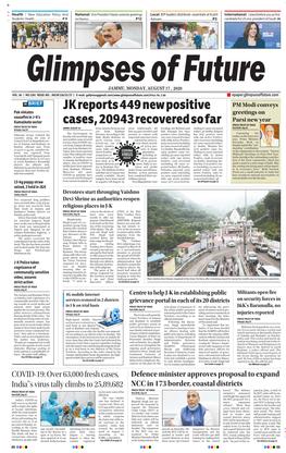 JK Reports 449 New Positive Cases, 20943 Recovered So