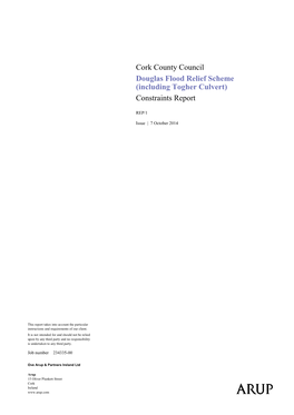 Cork County Council Douglas Flood Relief Scheme (Including Togher Culvert) Constraints Report