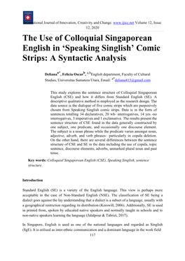 'Speaking Singlish' Comic Strips