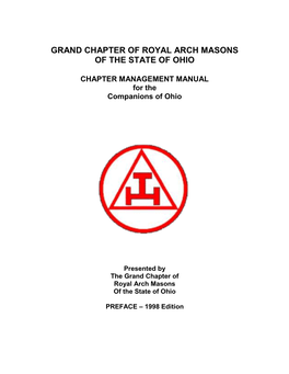 Grand Chapter of Royal Arch Masons of the State of Ohio