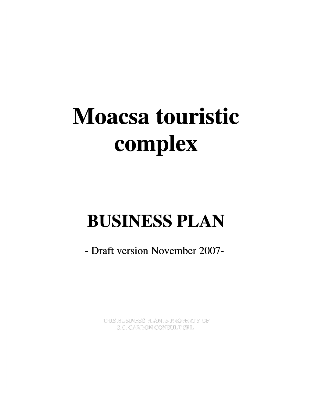 Moacsa Touristic Complex