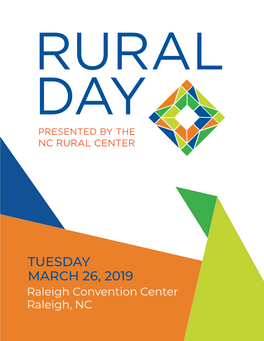 Rural Day 2019 Program Booklet