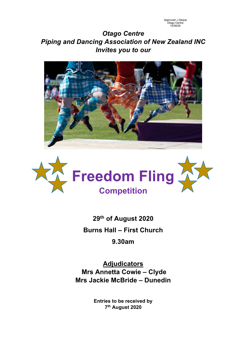 Freedom Fling Competition