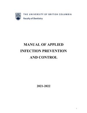 Manual of Applied Infection Prevention and Control