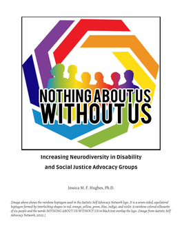Increasing Neurodiversity in Disability and Social Justice Advocacy Groups