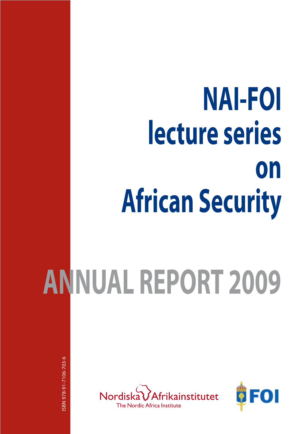 NAI-FOI Lecture Series on African Security
