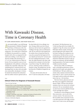 With Kawasaki Disease, Time Is Coronary Health