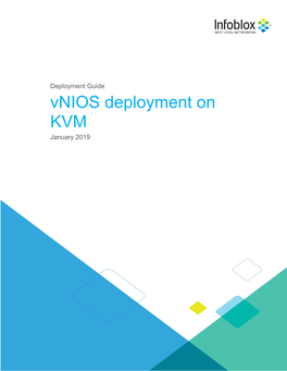 Vnios Deployment on KVM January 2019