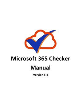 Office 365 Checker Manual