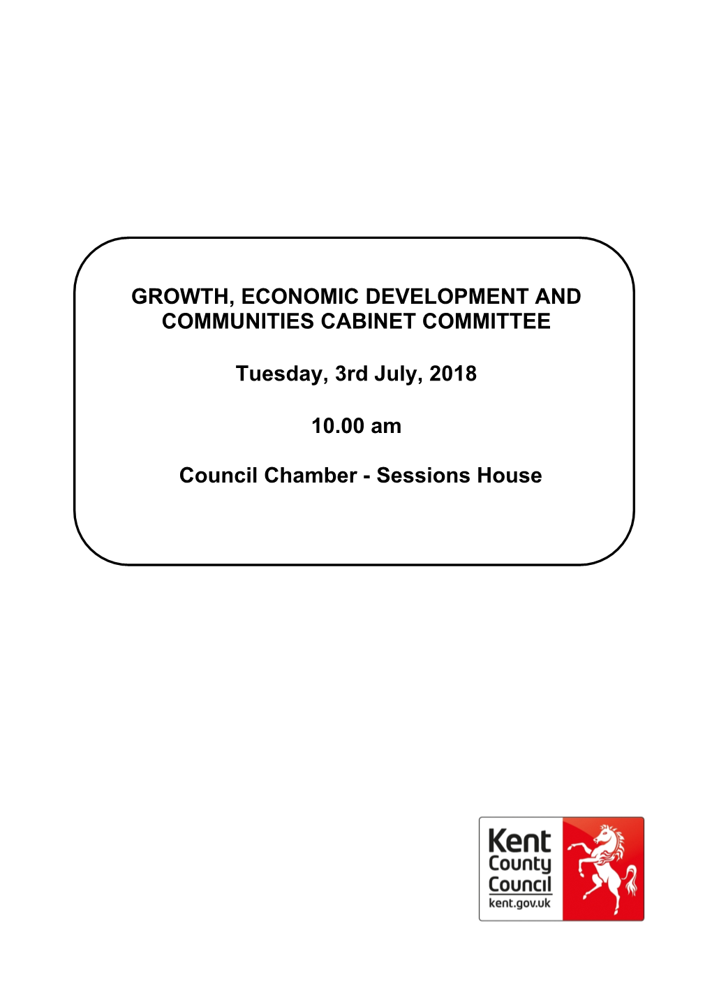 (Public Pack)Agenda Document for Growth, Economic Development