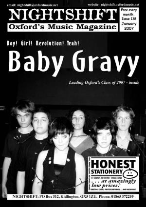 Baby Gravy Leading Oxford’S Class of 2007 - Inside