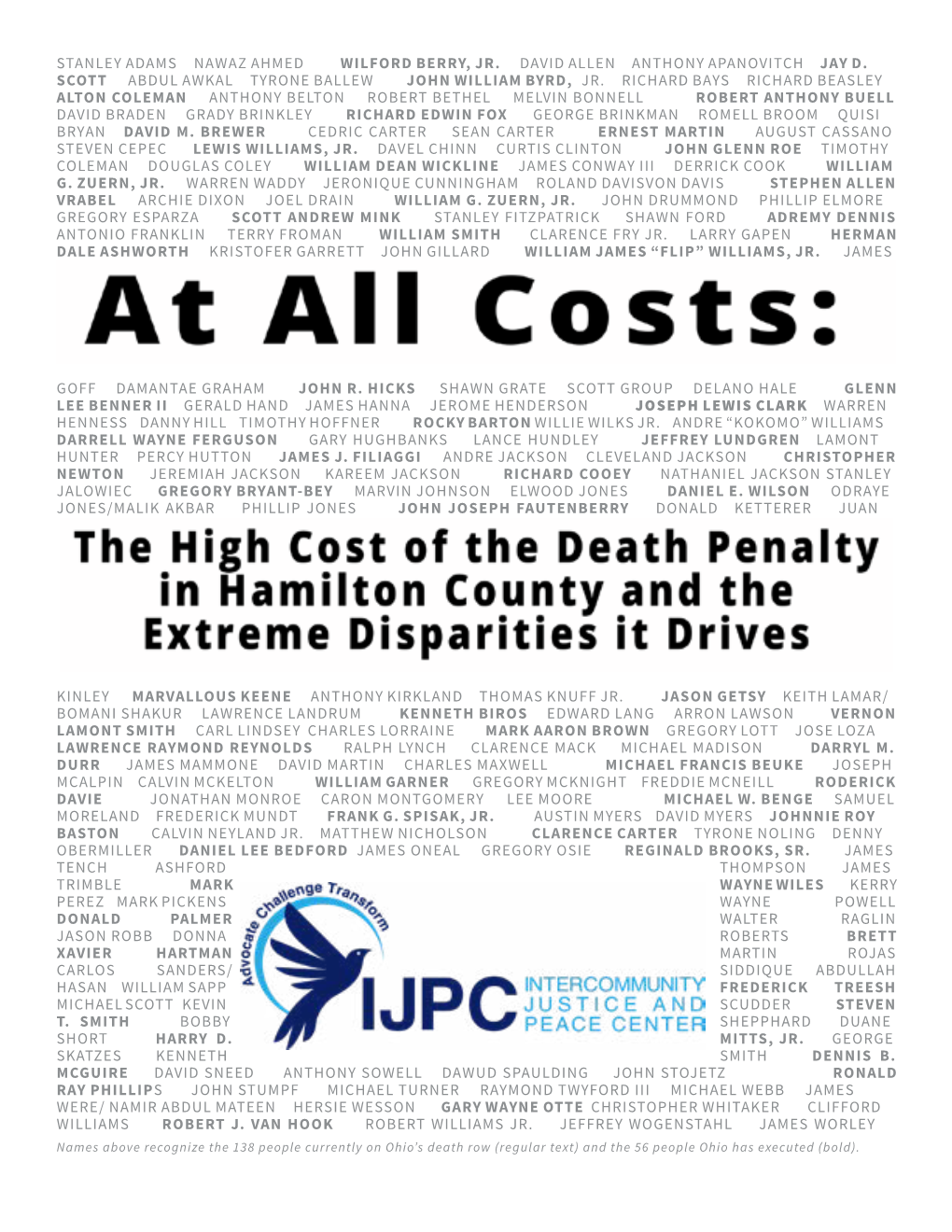 The High Cost of the Death Penalty in Hamilton County and The