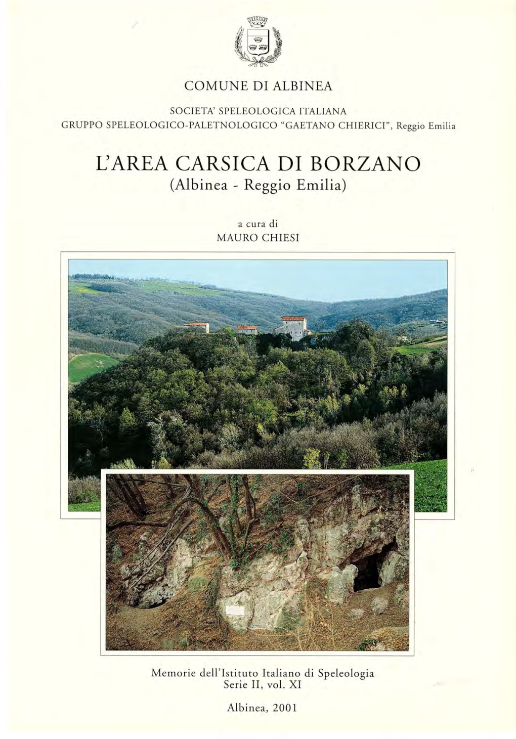 L'area CARSICA DI BORZANO (Albinea - Reggio Emilia)