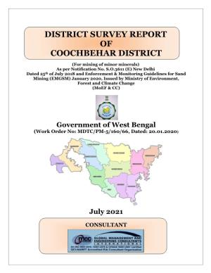 District Survey Report of Coochbehar District