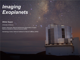 Imaging Exoplanets
