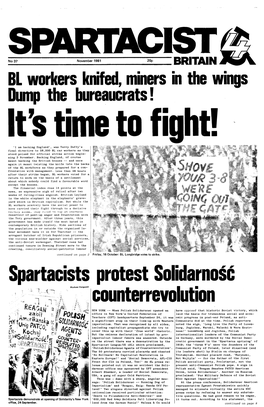 Spartacists Protest Solidarnosc Wo