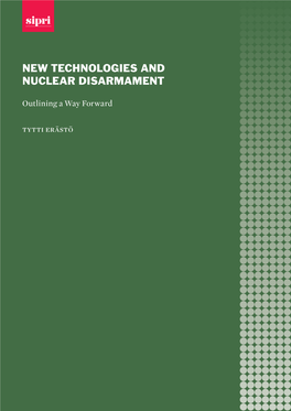 New Technologies and Nuclear Disarmament