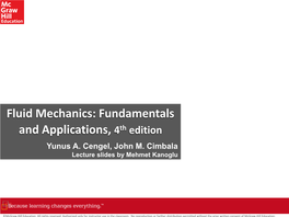 Fluid Mechanics: Fundamentals and Applications, 4Th Edition Yunus A