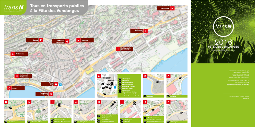 En Transports Publics À La Fête Des Vendanges