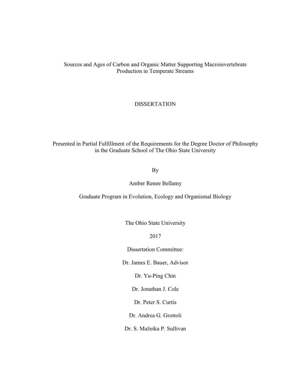 Sources and Ages of Carbon and Organic Matter Supporting Macroinvertebrate Production in Temperate Streams