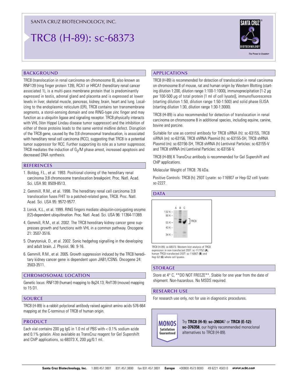 Datasheet Blank Template