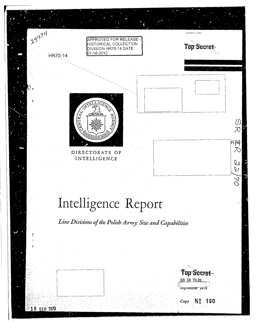 Intelligence Report