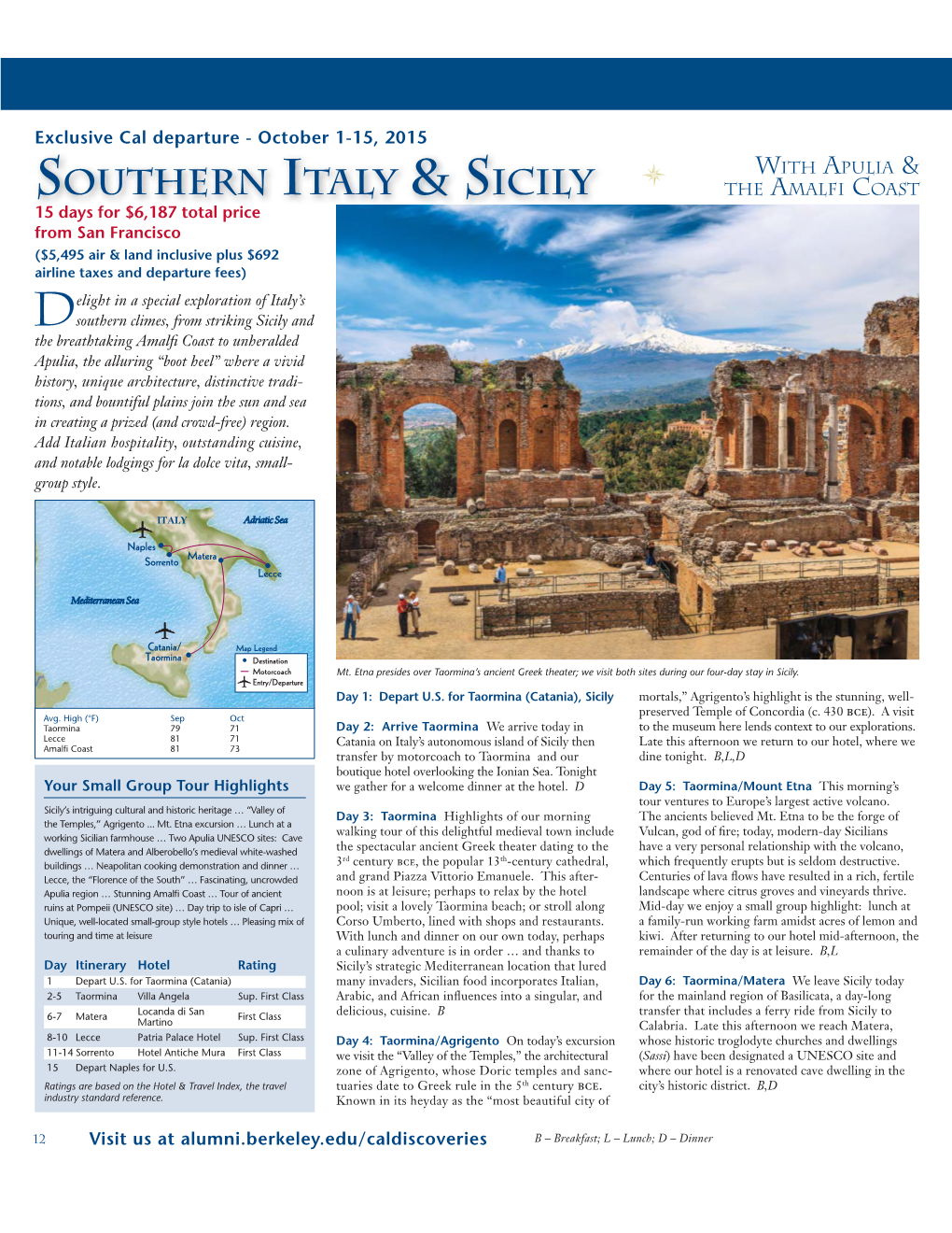 Southern Italy & Sicily