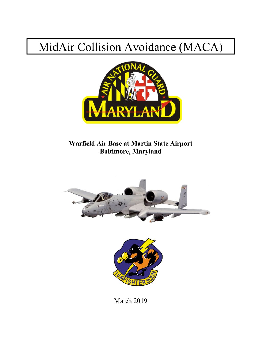 Aircraft of the Maryland Air National Guard