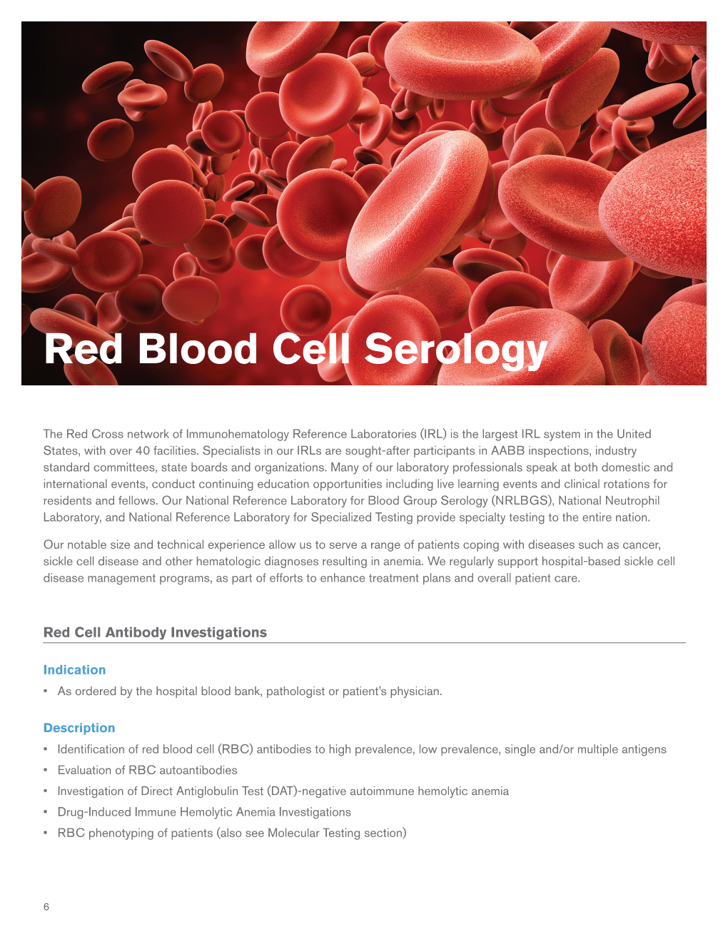 Red Blood Cell Serology