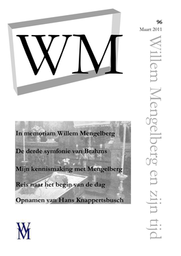 In Memoriam Willem Mengelberg De Derde Symfonie Van Brahms Mijn