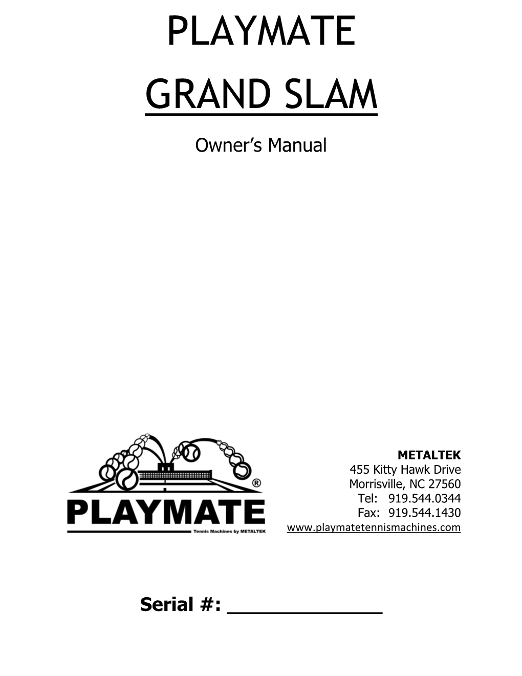 Playmate Grand Slam