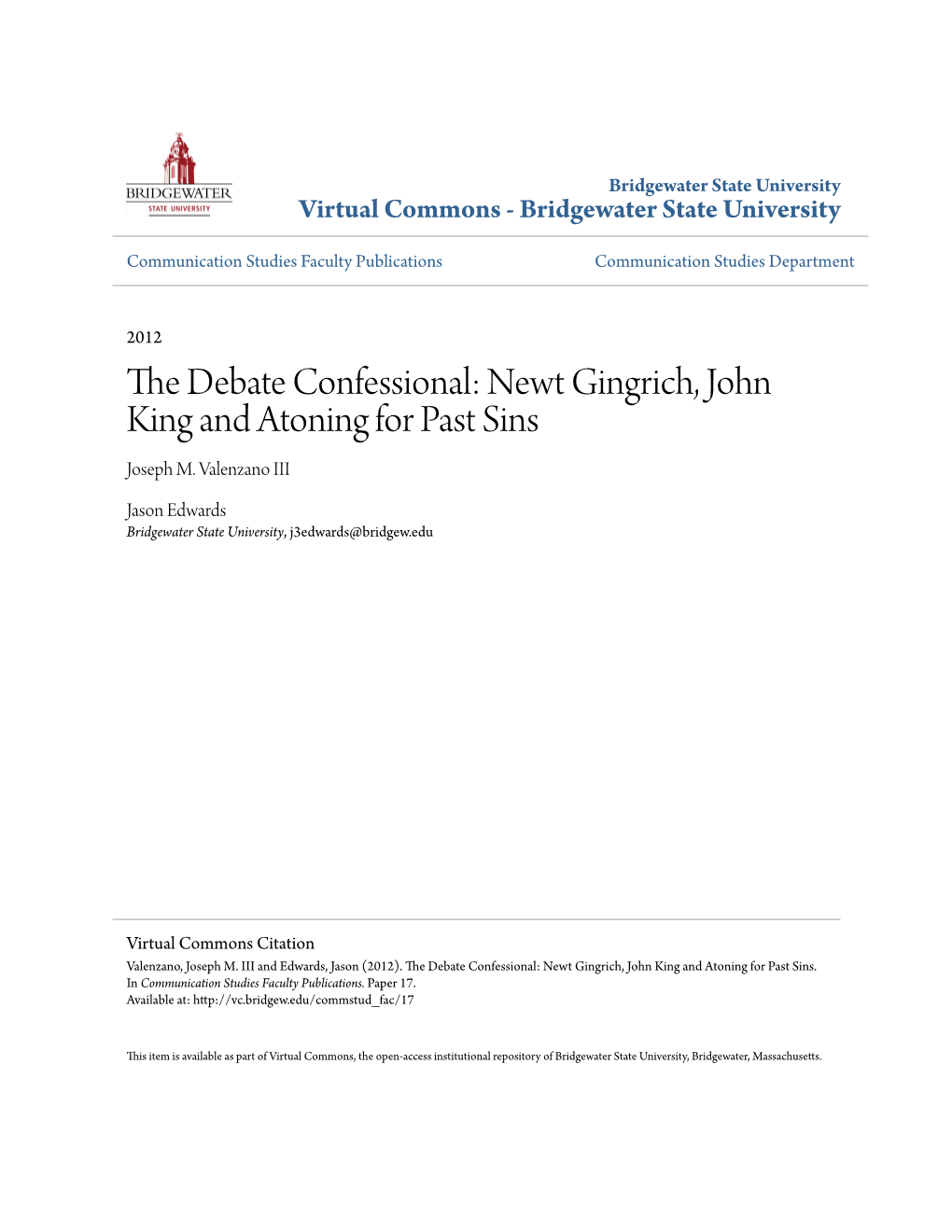 The Debate Confessional: Newt Gingrich, John King and Atoning for Past Sins