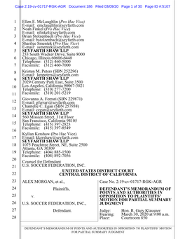 Case 2:19-Cv-01717-RGK-AGR Document 186 Filed 03/09/20 Page 1 of 30 Page ID #:5107