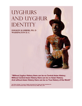 Uyghurs and Uyghur Identity