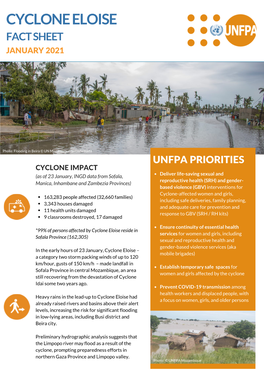 Cyclone Eloise Fact Sheet January 2021