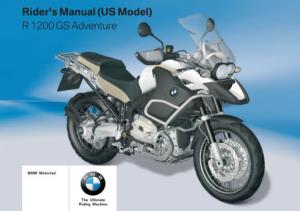 Rider'smanual(US Model) R 1200 GS Adventure
