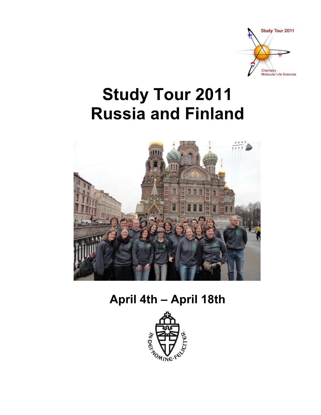 Study Tour 2011 Russia and Finland