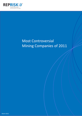 150312 Top 10 Most Controversial Mining Companies Reprisk.Indd
