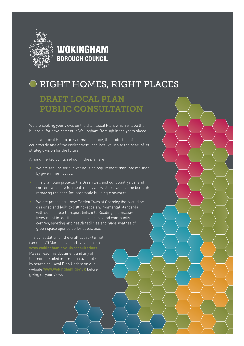 Right Homes, Right Places Draft Local Plan Public Consultation