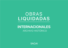 Obras Liquidadas