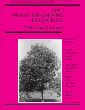 Srp770 1996 Woody Ornamental Evaluations