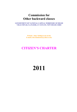 Commission for Other Backward Classes