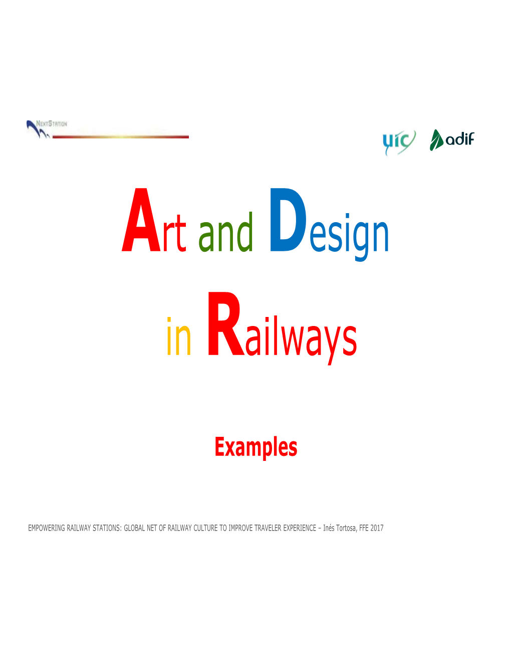 Art and Design in Railways