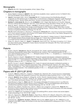 Seznam Publikací / List of Publications 2011
