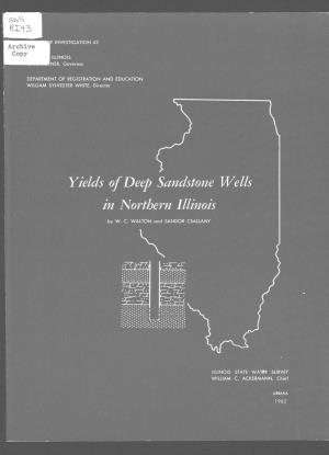 Yields of Deep Sandstone Wells in Northern Illinois